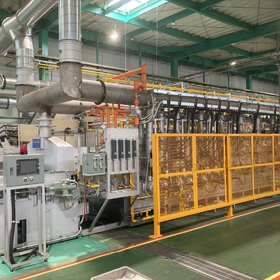 連続式焼入・焼戻炉